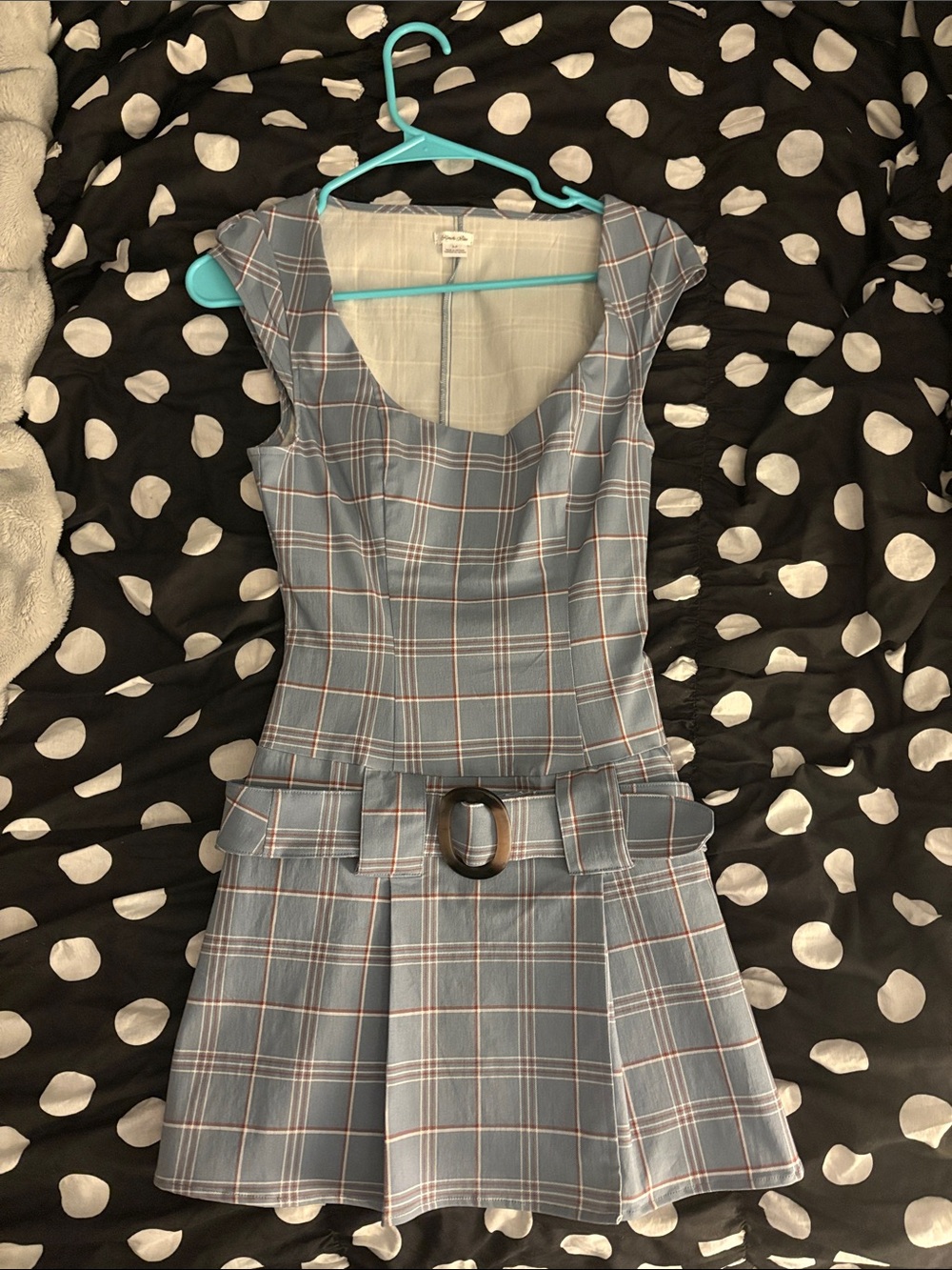 Kimchi Blue Light Tate Belted Mini Dress